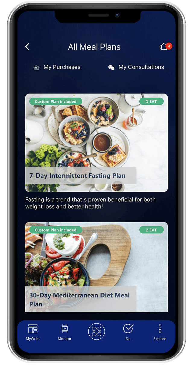 XWrist X2 Health Watch with ECG, BP, Heart Rate, SpO2, Body Temperature